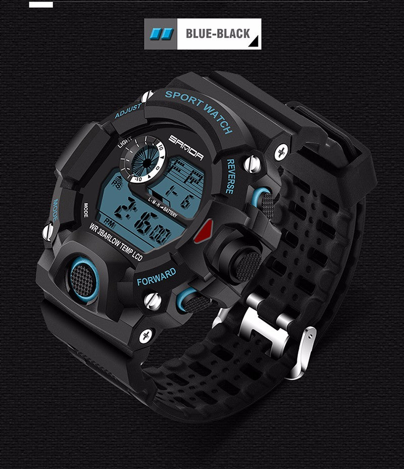 LED Watch Men Waterproof Sport Men Watch 2021 Luxury Brand Military Wristwatch For Male Clock Relogio Masculino
